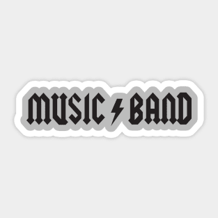 Music Band T-Shirt Sticker